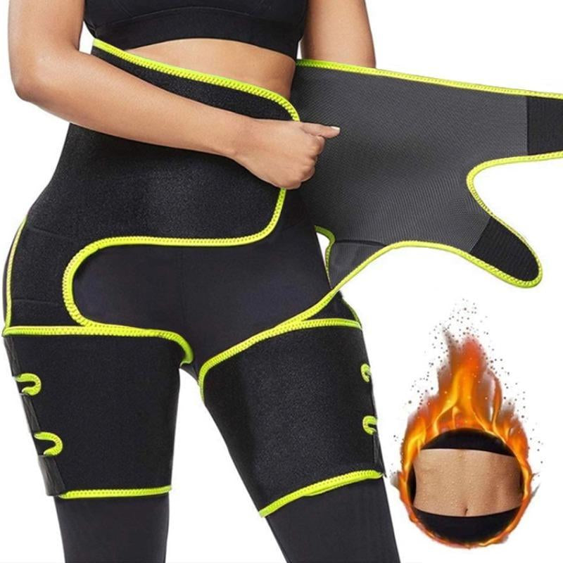 3 in 1 Lower Body Trainer, Waist Trainer, Leg Trainer, Abdominal Trainer, Corset Waist Belt Leg Guard for Home Gym Workout, Gym Accessories