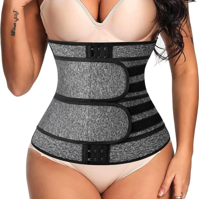 Women Sauna Sweat Waist Trainer Cincher Neoprene Workout Corset Tummy Control Shapewear Girdle for Sports Yoga Exercise, Fajas Para Mujer, Women Gym Fitness Shapewear Sportswear