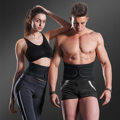 Lady Comfort Waist Trainer Belt, Waist Trimmer Slimming Belly Band for Men & Women, Sweat Waist Body Shaper, Sports Girdles Tummy Waist Cincher Wrap, Gym Accessories