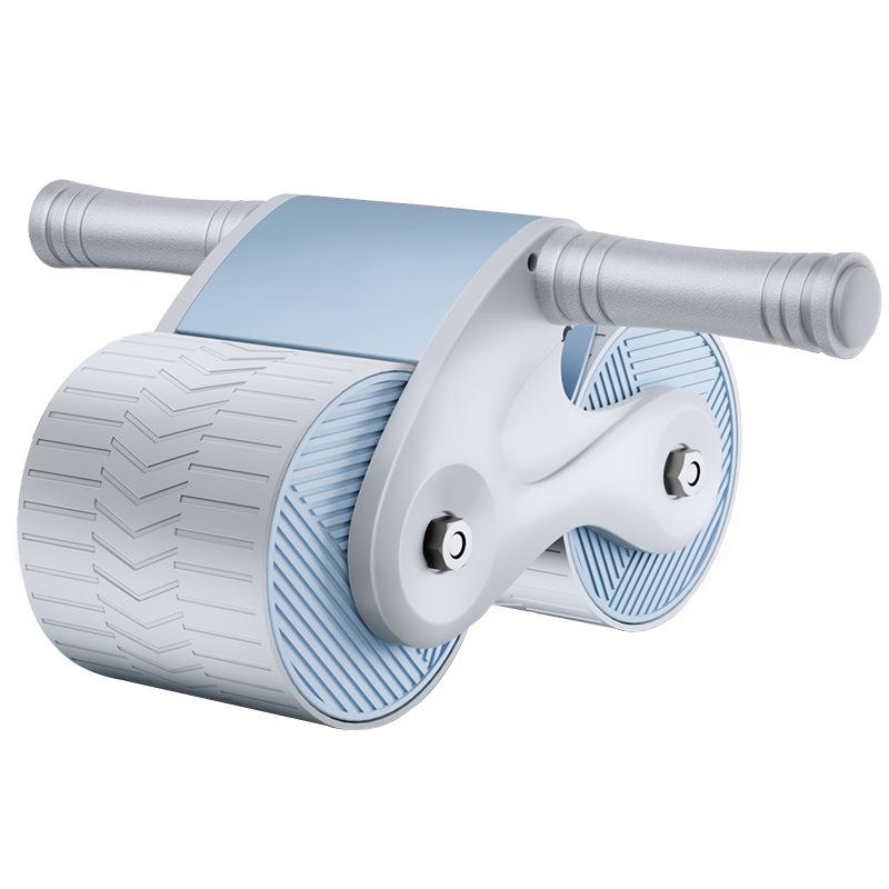 Ab Roller Wheel with Knee Pads Automatic Rebound Abdominal Wheel for Core Strength Training Home Gym Equipment Exercise and Fitness Machine for Men & Women