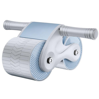 Ab Roller Wheel with Knee Pads Automatic Rebound Abdominal Wheel for Core Strength Training Home Gym Equipment Exercise and Fitness Machine for Men & Women