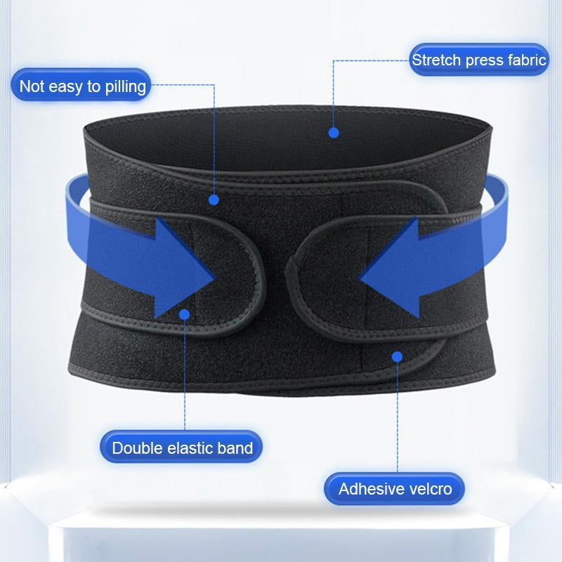 Lady Comfort Waist Trainer Belt, Waist Trimmer Slimming Belly Band for Men & Women, Sweat Waist Body Shaper, Sports Girdles Tummy Waist Cincher Wrap, Gym Accessories