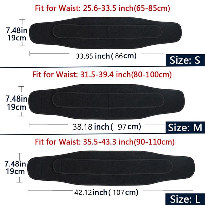 Lady Comfort Waist Trainer Belt, Waist Trimmer Slimming Belly Band for Men & Women, Sweat Waist Body Shaper, Sports Girdles Tummy Waist Cincher Wrap, Gym Accessories